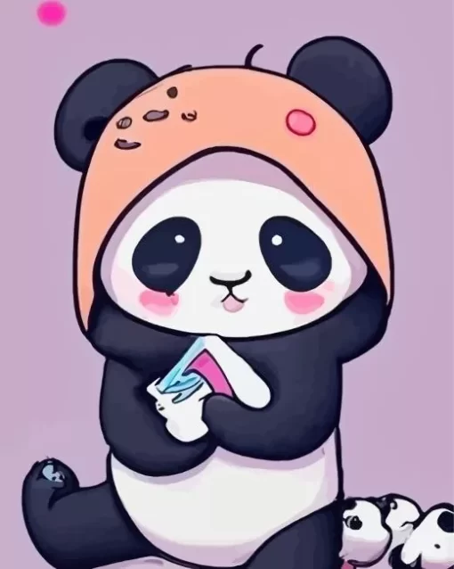 Kawaii Panda Diamond Painting