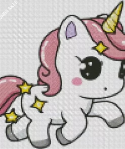 Kawaii Unicorn Diamond Painting