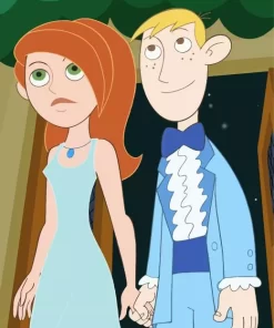 Kim Possible And Ron Stoppable Diamond Painting