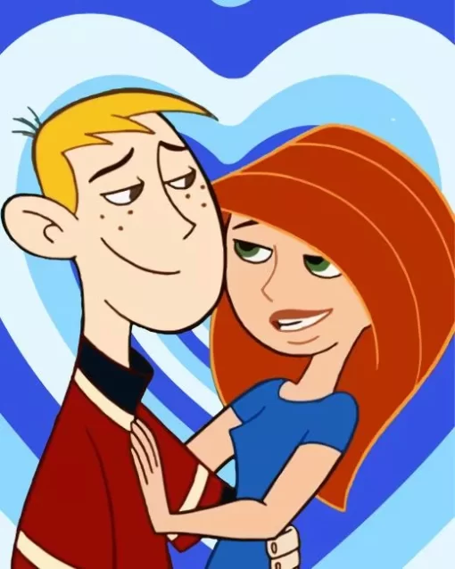 Kim Possible And Ron Stoppable Couple Diamond Painting