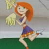 Kim Possible As A Cheerleader Diamond Painting