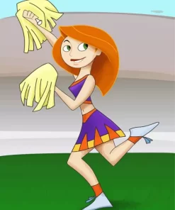 Kim Possible As A Cheerleader Diamond Painting