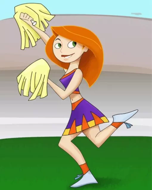 Kim Possible As A Cheerleader Diamond Painting