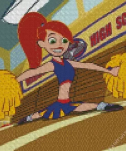 Kim Possible Cheerleader Diamond Painting