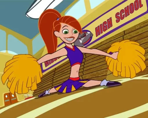 Kim Possible Cheerleader Diamond Painting