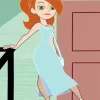 Kim Possible In Blue Dress Diamond Painting