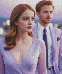 La La Land Characters Art Diamond Painting