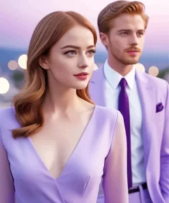 La La Land Characters Art Diamond Painting