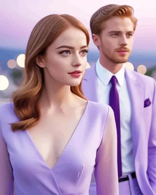 La La Land Characters Art Diamond Painting