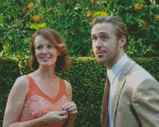 Laura And Sebastian La La Land Diamond Painting