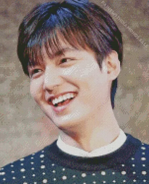 Lee Minho Smiling Diamond Painting