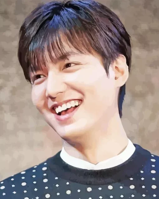 Lee Minho Smiling Diamond Painting