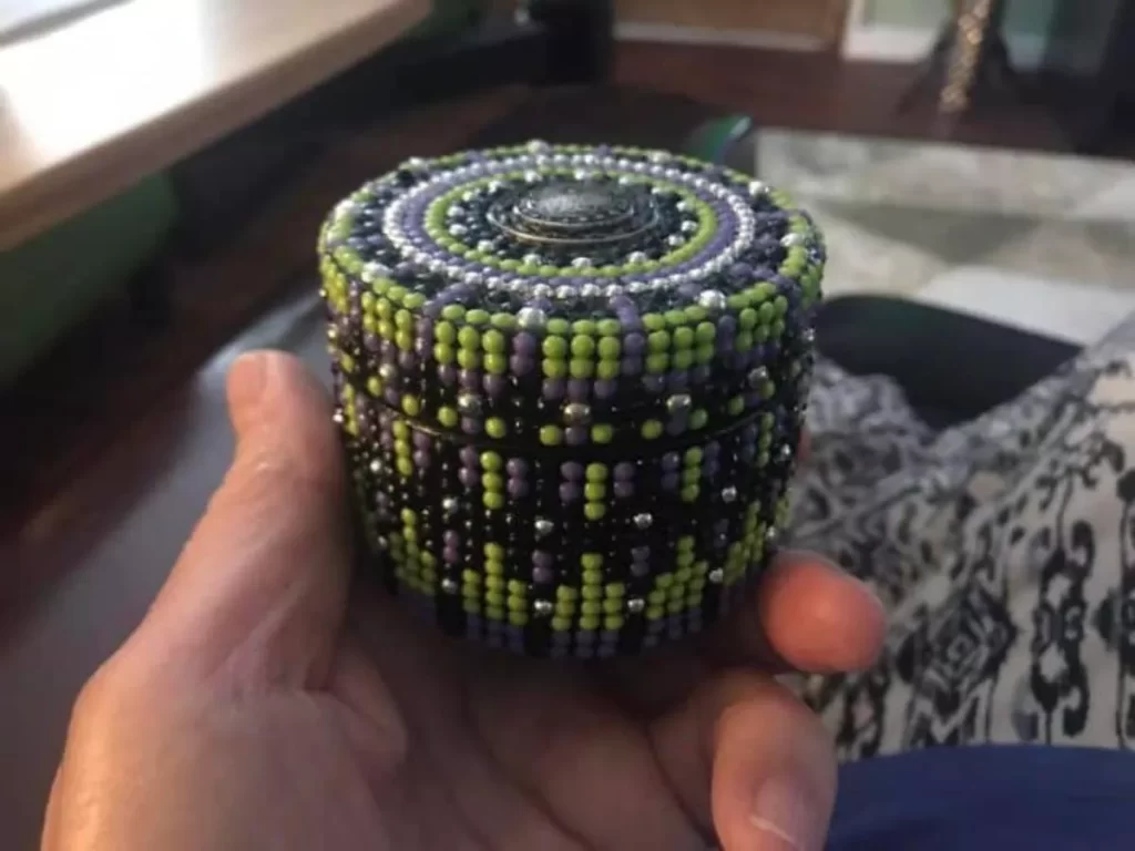 Beaded Treasure Box