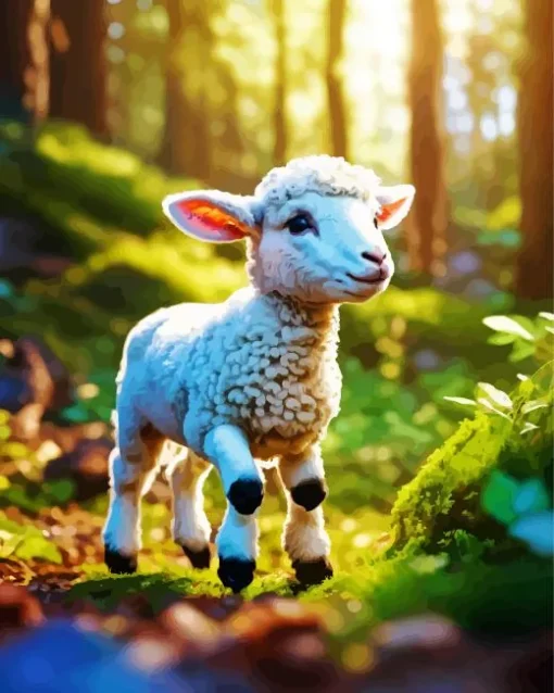 Little Lamb Diamond Painting