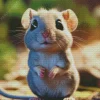 Lovely Rat Diamond Painting