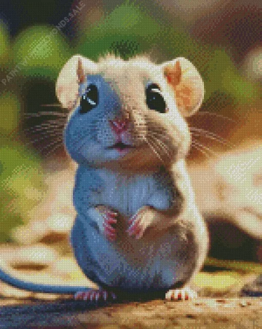 Lovely Rat Diamond Painting