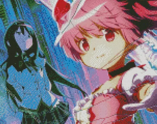 Madoka Magica Anime Character Diamond Painting