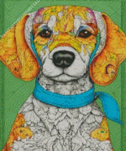 Mandala Beagle Dog Diamond Painting