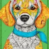 Mandala Beagle Dog Diamond Painting