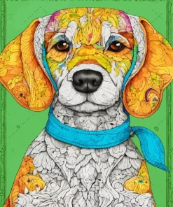 Mandala Beagle Dog Diamond Painting