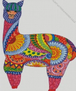 Mandala Llama Diamond Painting