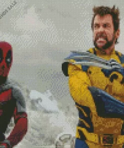 Marvel Deadpool And Wolverine Diamond Painting