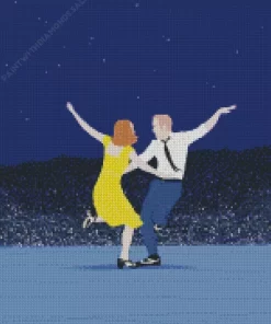 Mia And Sebastian Dancing Diamond Painting