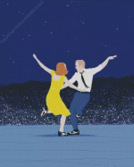 Mia And Sebastian Dancing Diamond Painting