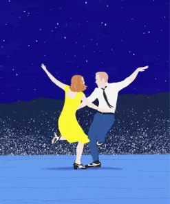 Mia And Sebastian Dancing Diamond Painting