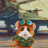 Military Guinea Pig Diamond Painting