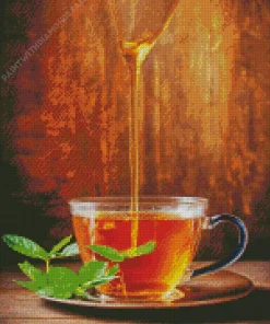 Mint Tea With Honey Diamond Painting