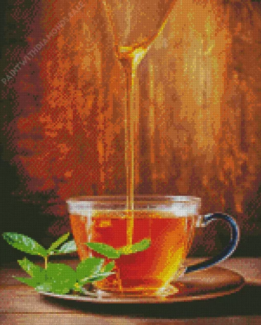 Mint Tea With Honey Diamond Painting