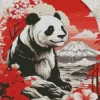 Mount Fuji Panda Diamond Painting