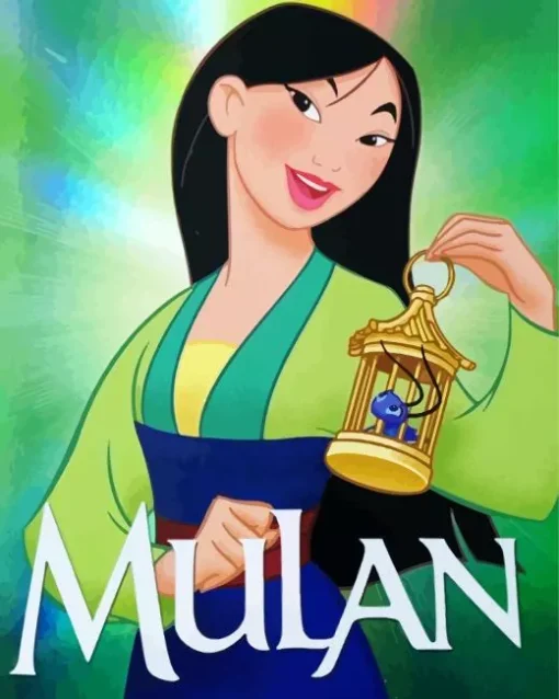 Mulan Character Poster Diamond Painting