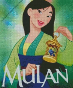 Mulan Character Poster Diamond Painting