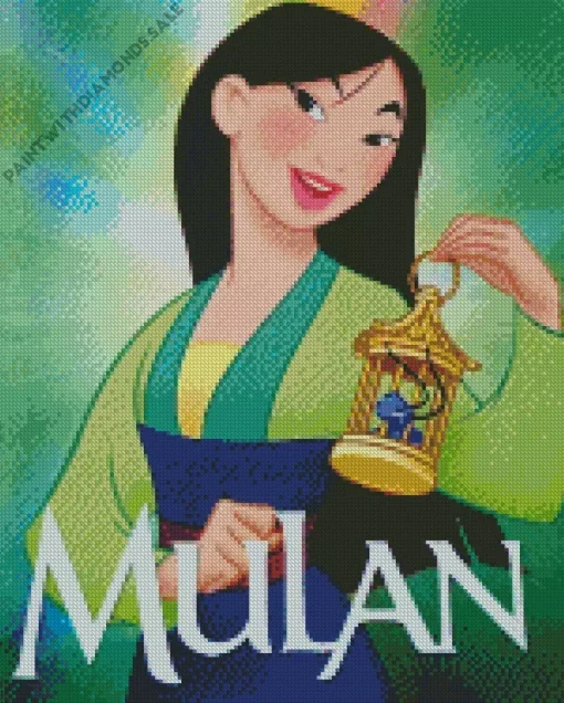 Mulan Character Poster Diamond Painting