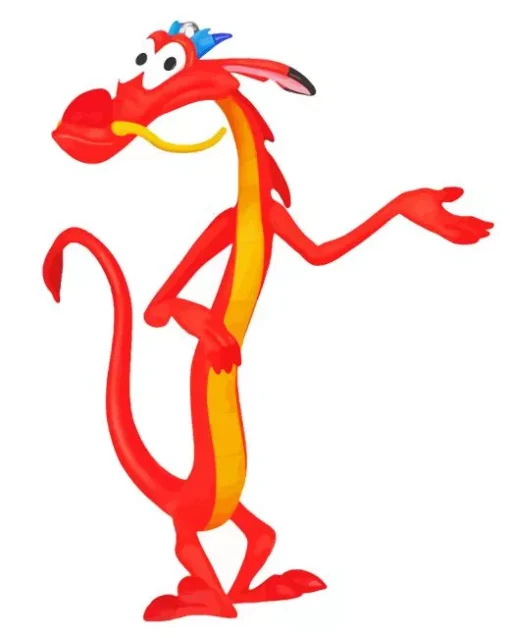 Mushu Mulan Character Diamond Painting