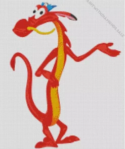 Mushu Mulan Character Diamond Painting