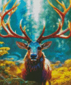 Mystical Elk Diamond Painting