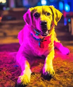 Labrador Puppy In Snow Diamond Painting