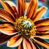 Orange Coneflower Diamond Painting