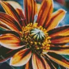 Orange Coneflower Diamond Painting