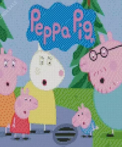 Peppa Pig Animation Diamond Painting