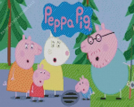 Peppa Pig Animation Diamond Painting