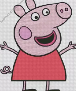 Peppa Pig Character Diamond Painting