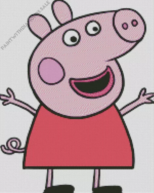 Peppa Pig Character Diamond Painting