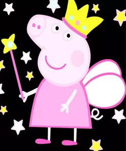 Peppa Pig Fairy Princess Diamond Painting