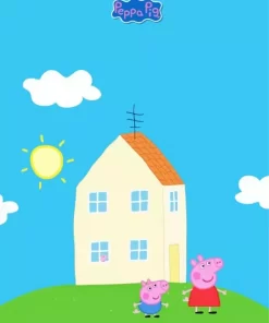 Peppa Pig House Diamond Painting