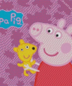 Peppa Pig With Toy Diamond Painting