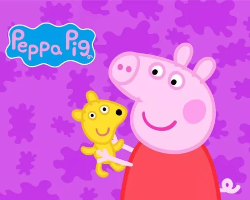 Peppa Pig With Toy Diamond Painting